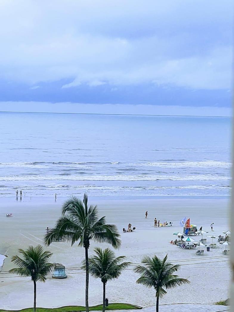 Apto Pe Na Areia Vista Mar Praia Grande  Buitenkant foto